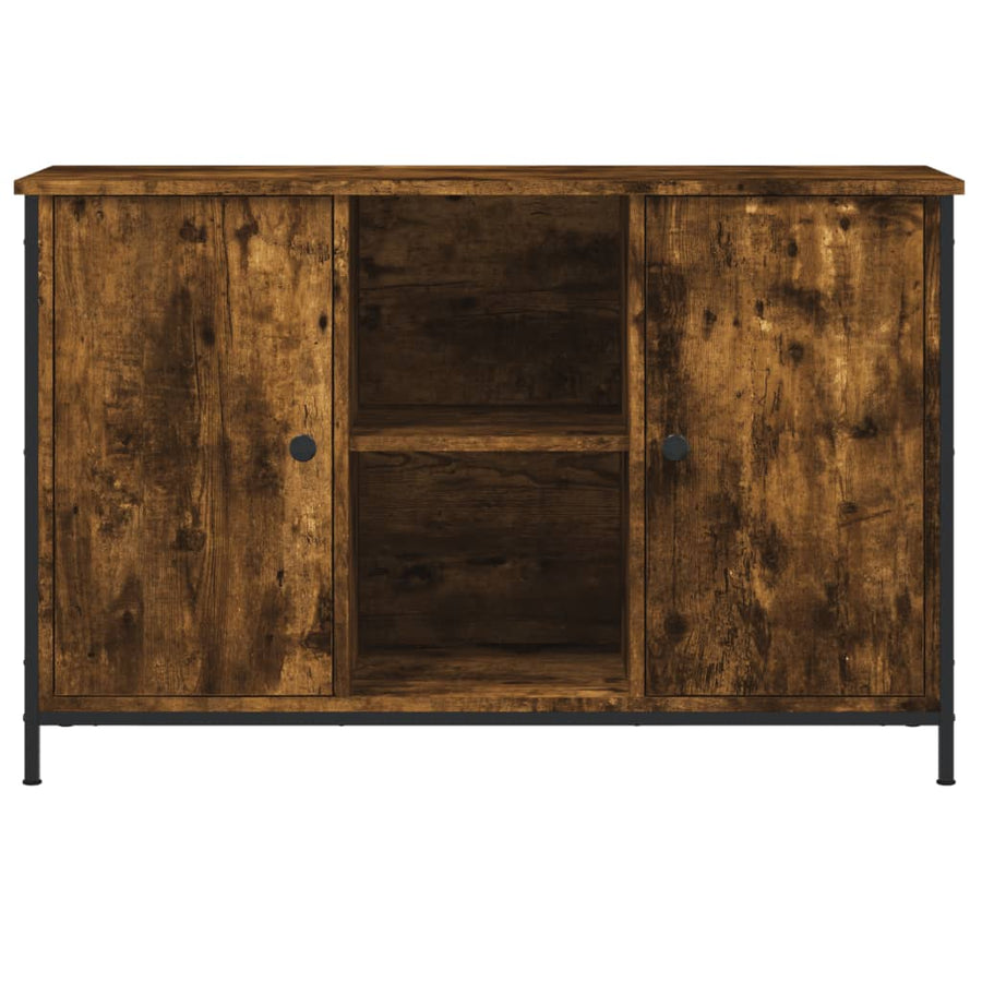 Tv-Meubel 00X35X65 Cm Bewerkt Hout Kleurig Gerookt eiken