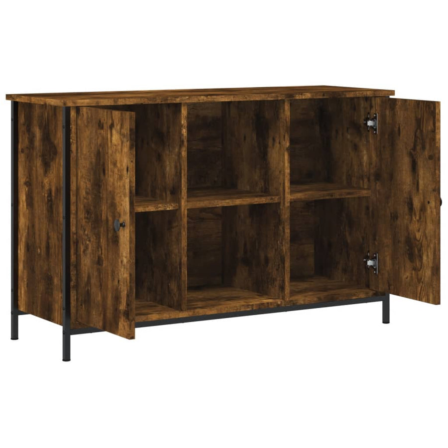 Tv-Meubel 00X35X65 Cm Bewerkt Hout Kleurig Gerookt eiken