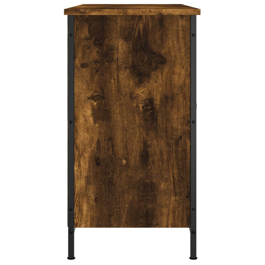 Tv-Meubel 00X35X65 Cm Bewerkt Hout Kleurig Gerookt eiken