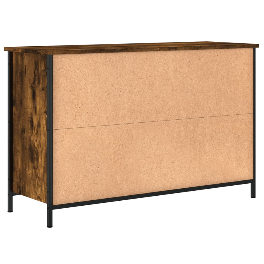 Tv-Meubel 00X35X65 Cm Bewerkt Hout Kleurig Gerookt eiken
