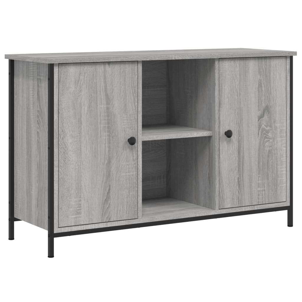 Tv-Meubel 00X35X65 Cm Bewerkt Hout Eikenkleurig Grijs sonoma