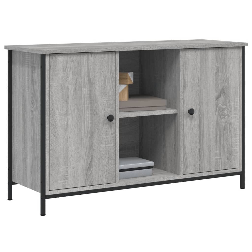 Tv-Meubel 00X35X65 Cm Bewerkt Hout Eikenkleurig Grijs sonoma