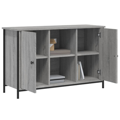 Tv-Meubel 00X35X65 Cm Bewerkt Hout Eikenkleurig Grijs sonoma