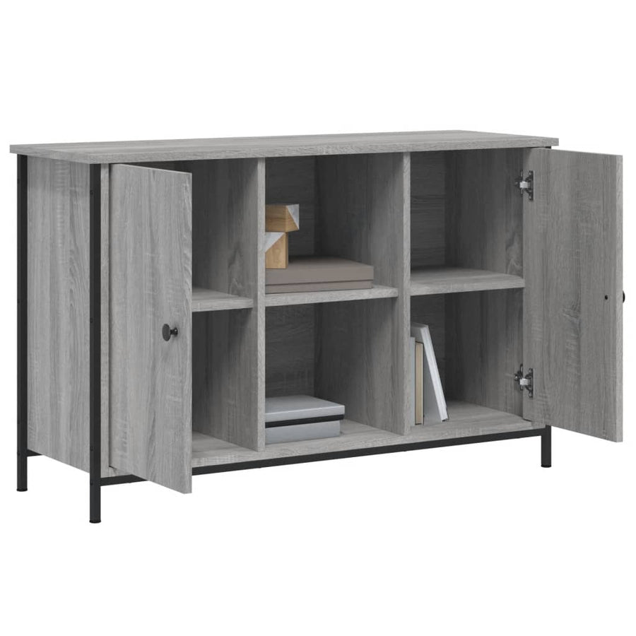 Tv-Meubel 00X35X65 Cm Bewerkt Hout Eikenkleurig Grijs sonoma