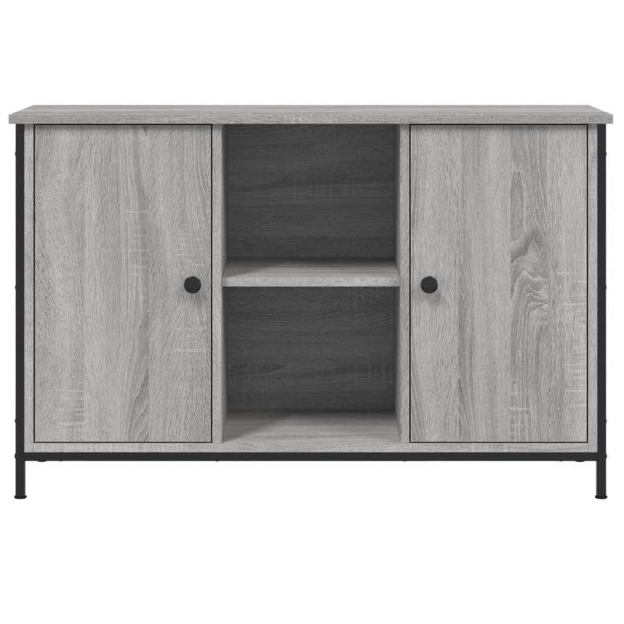 Tv-Meubel 00X35X65 Cm Bewerkt Hout Eikenkleurig Grijs sonoma