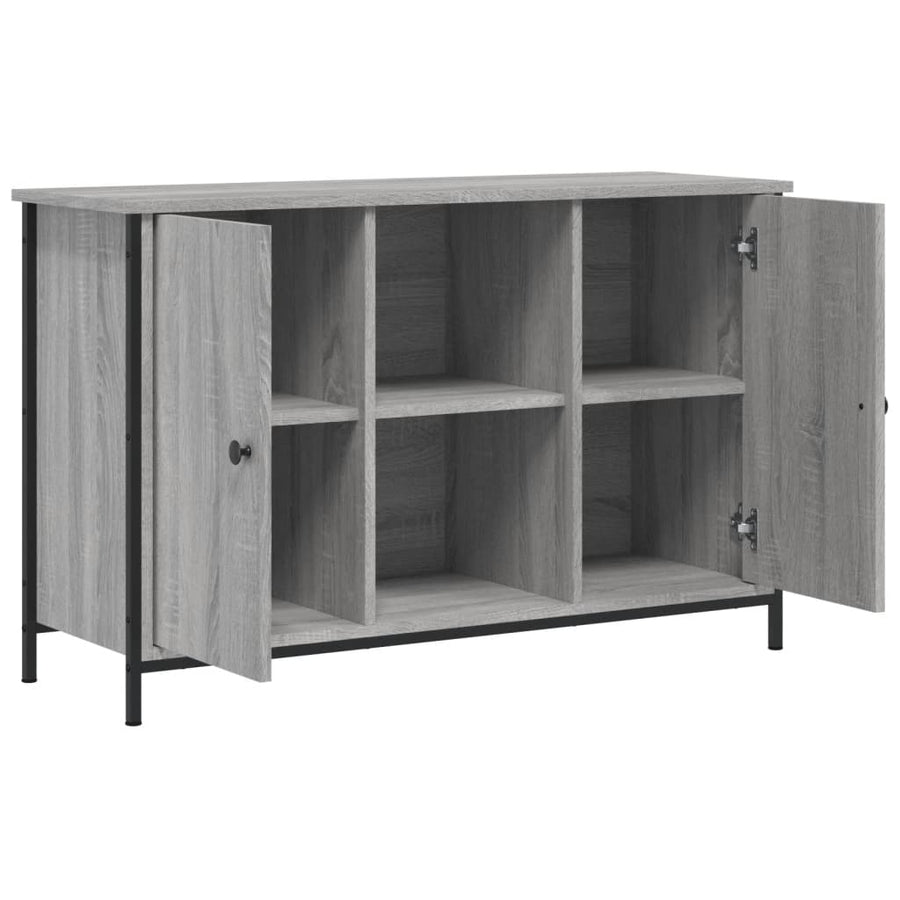 Tv-Meubel 00X35X65 Cm Bewerkt Hout Eikenkleurig Grijs sonoma