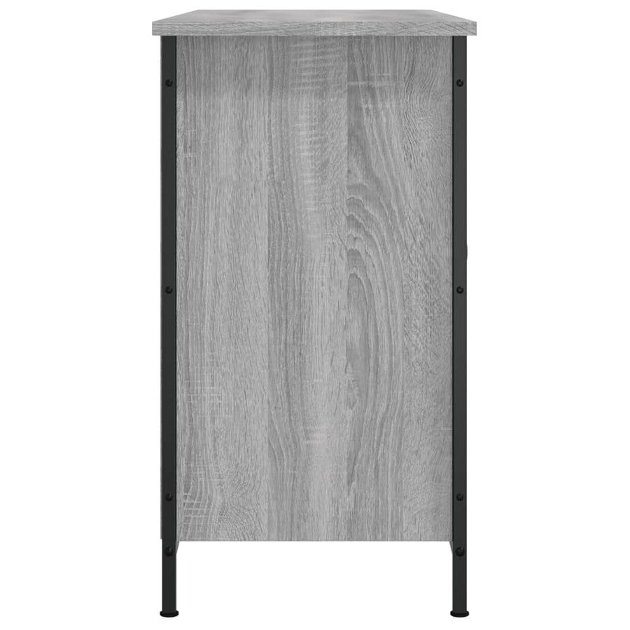 Tv-Meubel 00X35X65 Cm Bewerkt Hout Eikenkleurig Grijs sonoma