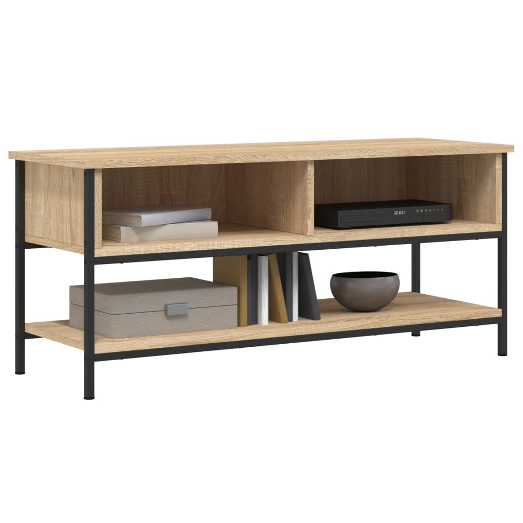 Tv-Meubel 00X35X45 Cm Bewerkt Hout Kleurig Sonoma eiken