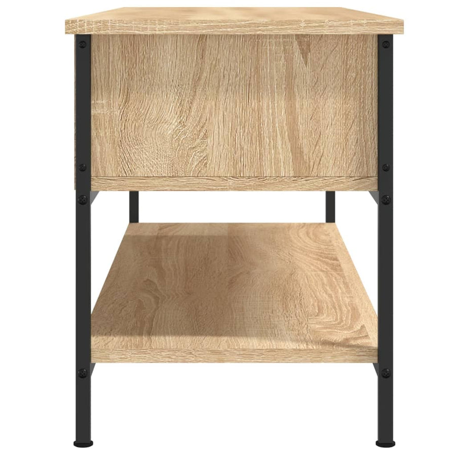 Tv-Meubel 00X35X45 Cm Bewerkt Hout Kleurig Sonoma eiken
