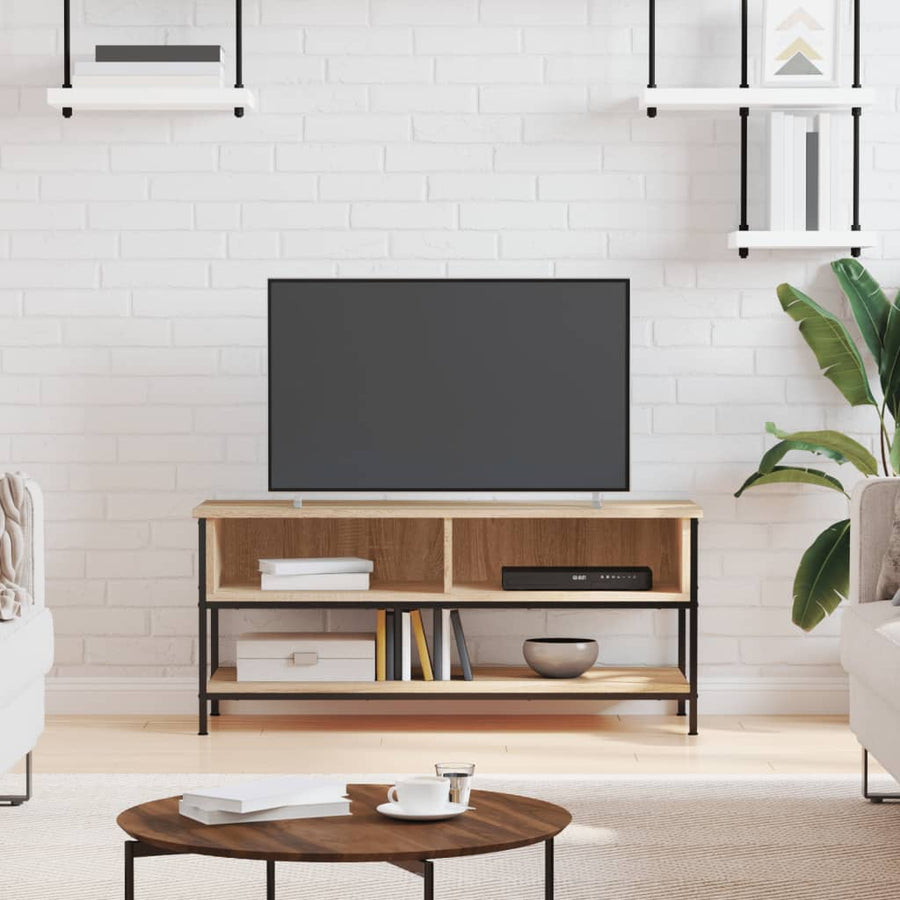 Tv-Meubel 00X35X45 Cm Bewerkt Hout Kleurig Sonoma eiken