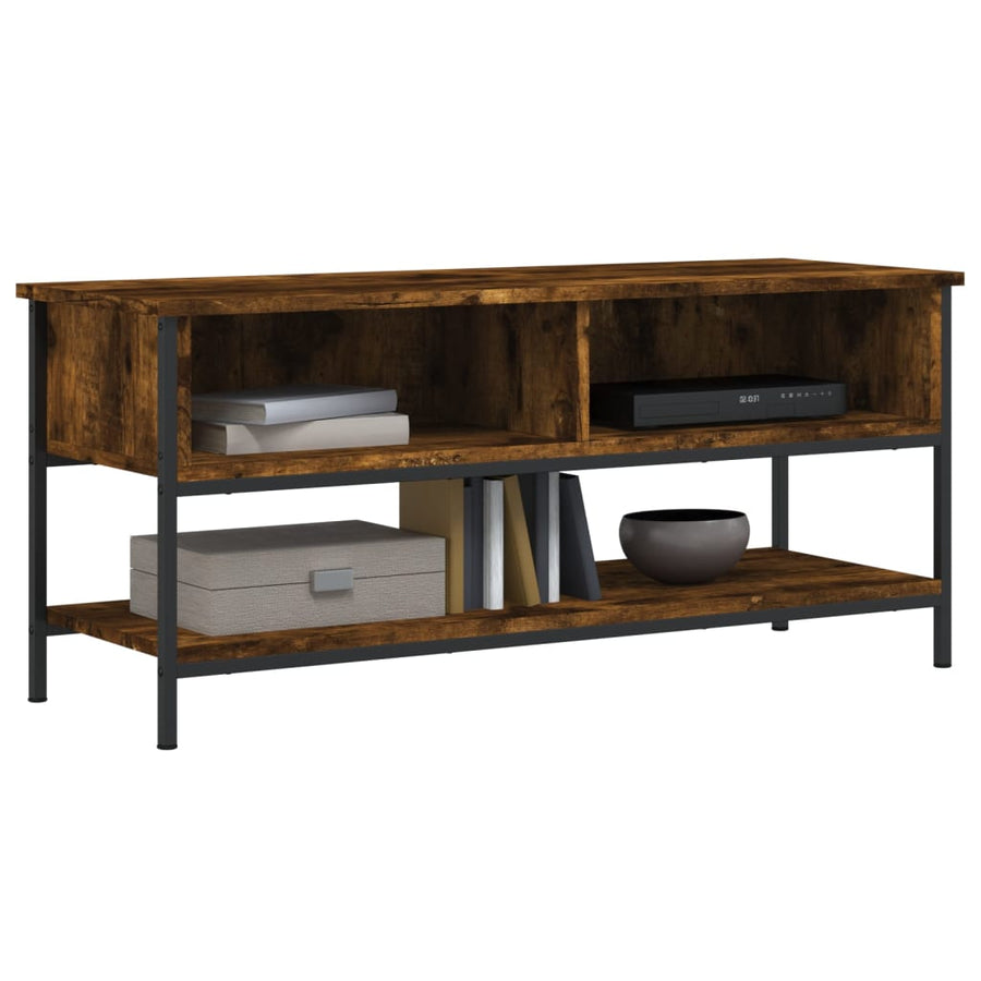 Tv-Meubel 00X35X45 Cm Bewerkt Hout Kleurig Gerookt eiken