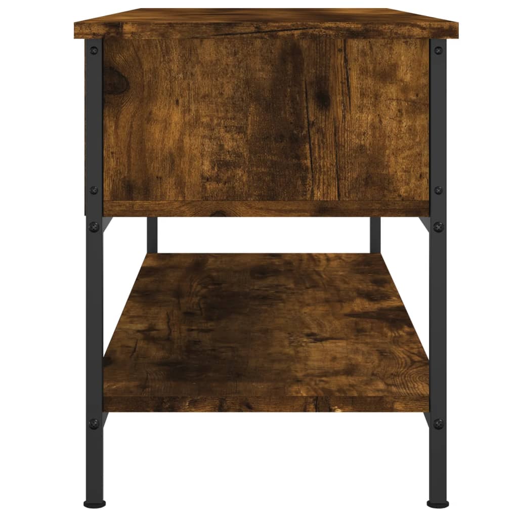 Tv-Meubel 00X35X45 Cm Bewerkt Hout Kleurig Gerookt eiken