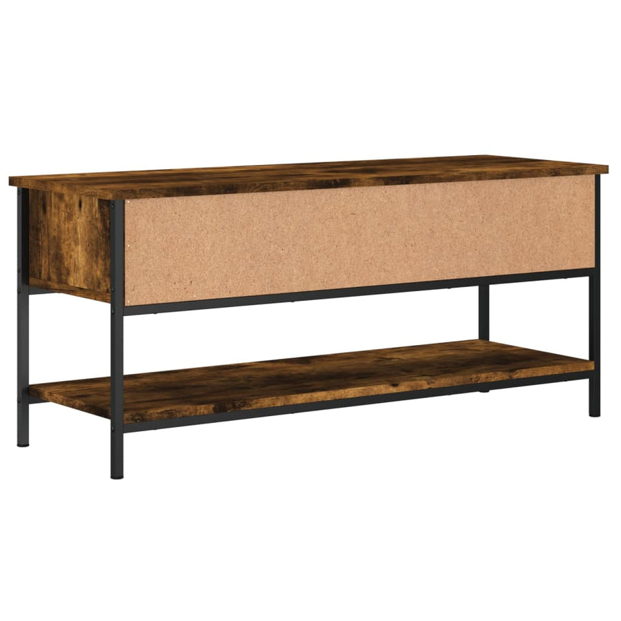 Tv-Meubel 00X35X45 Cm Bewerkt Hout Kleurig Gerookt eiken
