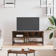 Tv-meubel 100x35x45 cm bewerkt hout gerookt eiken