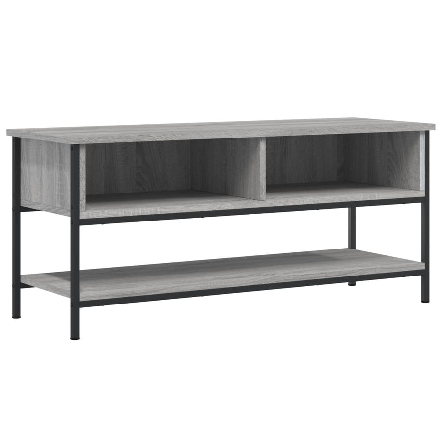 Tv-Meubel 00X35X45 Cm Bewerkt Hout Eikenkleurig Grijs sonoma