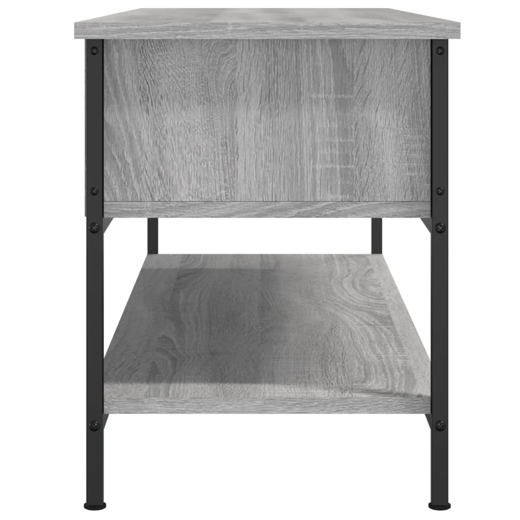 Tv-Meubel 00X35X45 Cm Bewerkt Hout Eikenkleurig Grijs sonoma