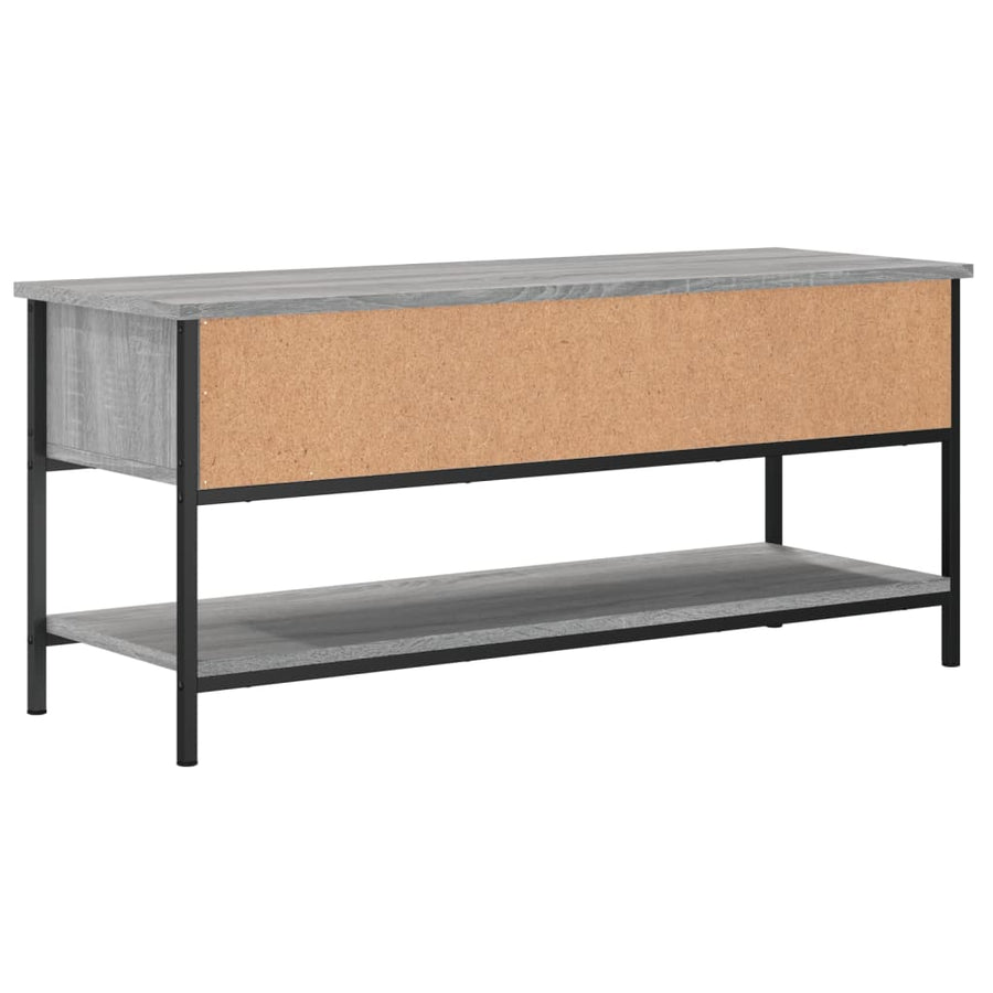 Tv-Meubel 00X35X45 Cm Bewerkt Hout Eikenkleurig Grijs sonoma