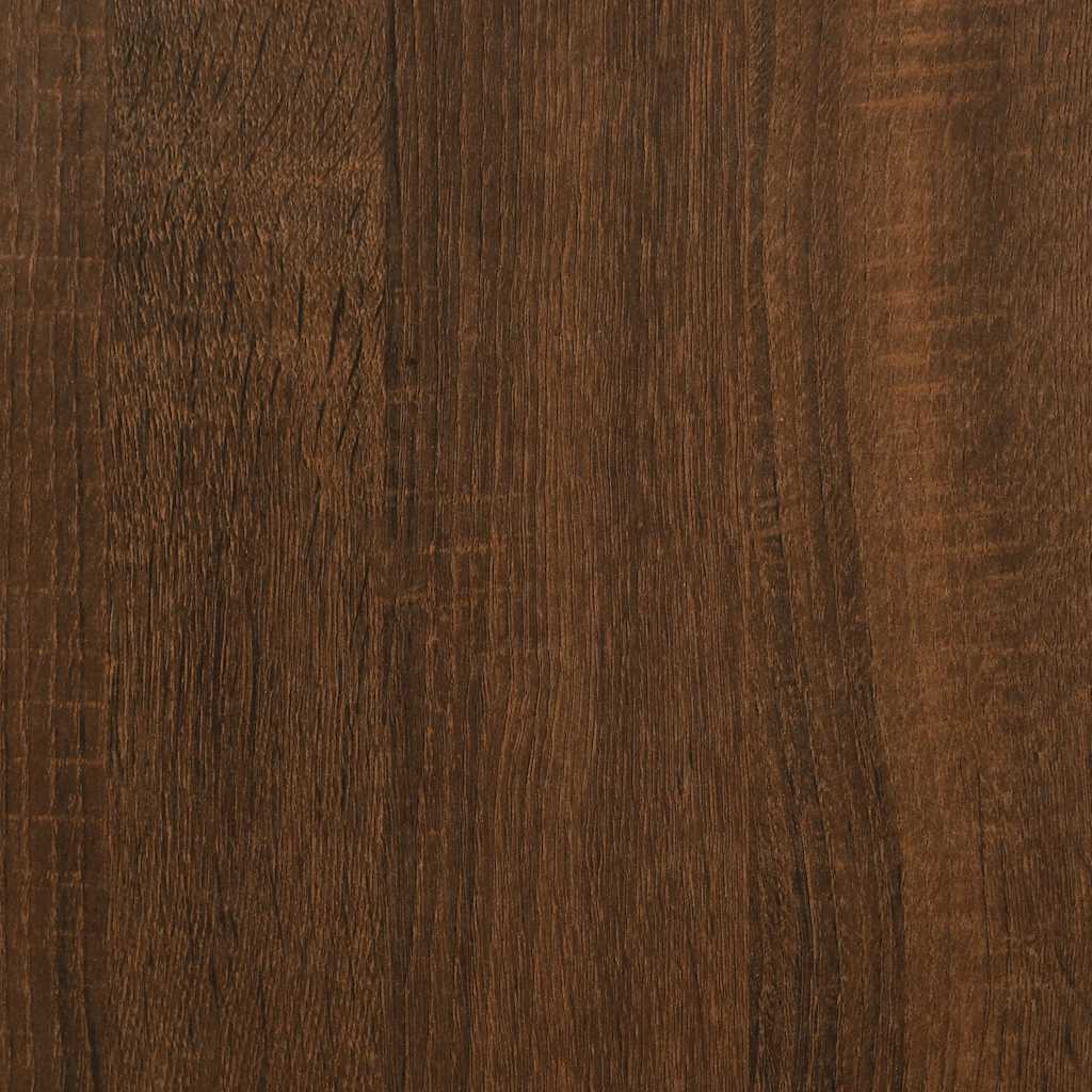Salontafel 100x100x40 cm bewerkt hout bruin eikenkleur
