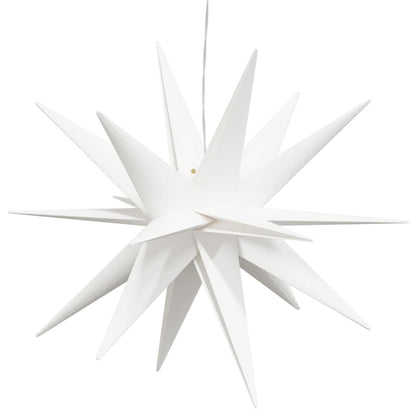 Kerstlampen met LED's 3 st inklapbaar 43 cm wit