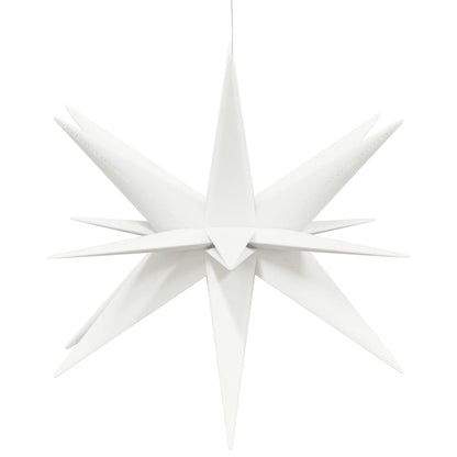 Kerstlampen met LED's 3 st inklapbaar 57 cm wit