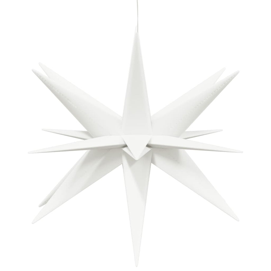 Kerstlampen met LED's 3 st inklapbaar 57 cm wit