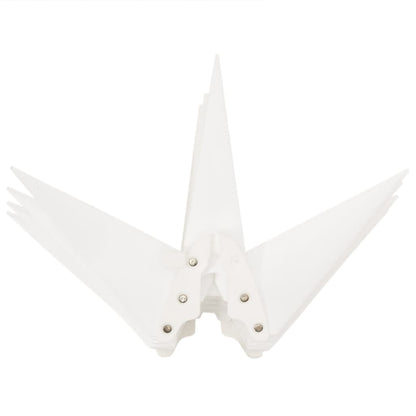 Kerstlampen met LED's 3 st inklapbaar 57 cm wit