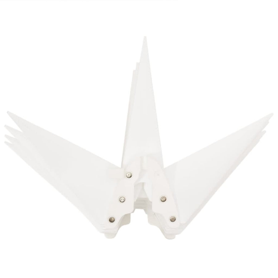 Kerstlampen met LED's 3 st inklapbaar 57 cm wit