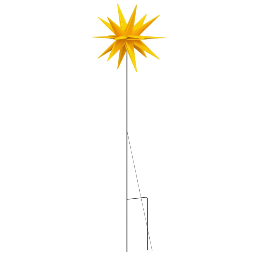 Kerstlampen Met Grondpin En Led's 57 Cm 1 3 Geel