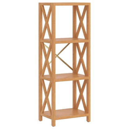 Opbergrek 4-Laags 40X30X Massief Eikenhout 40 cm