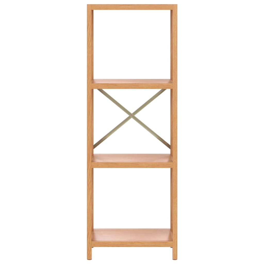 Opbergrek 4-Laags 40X30X Massief Eikenhout 40 cm