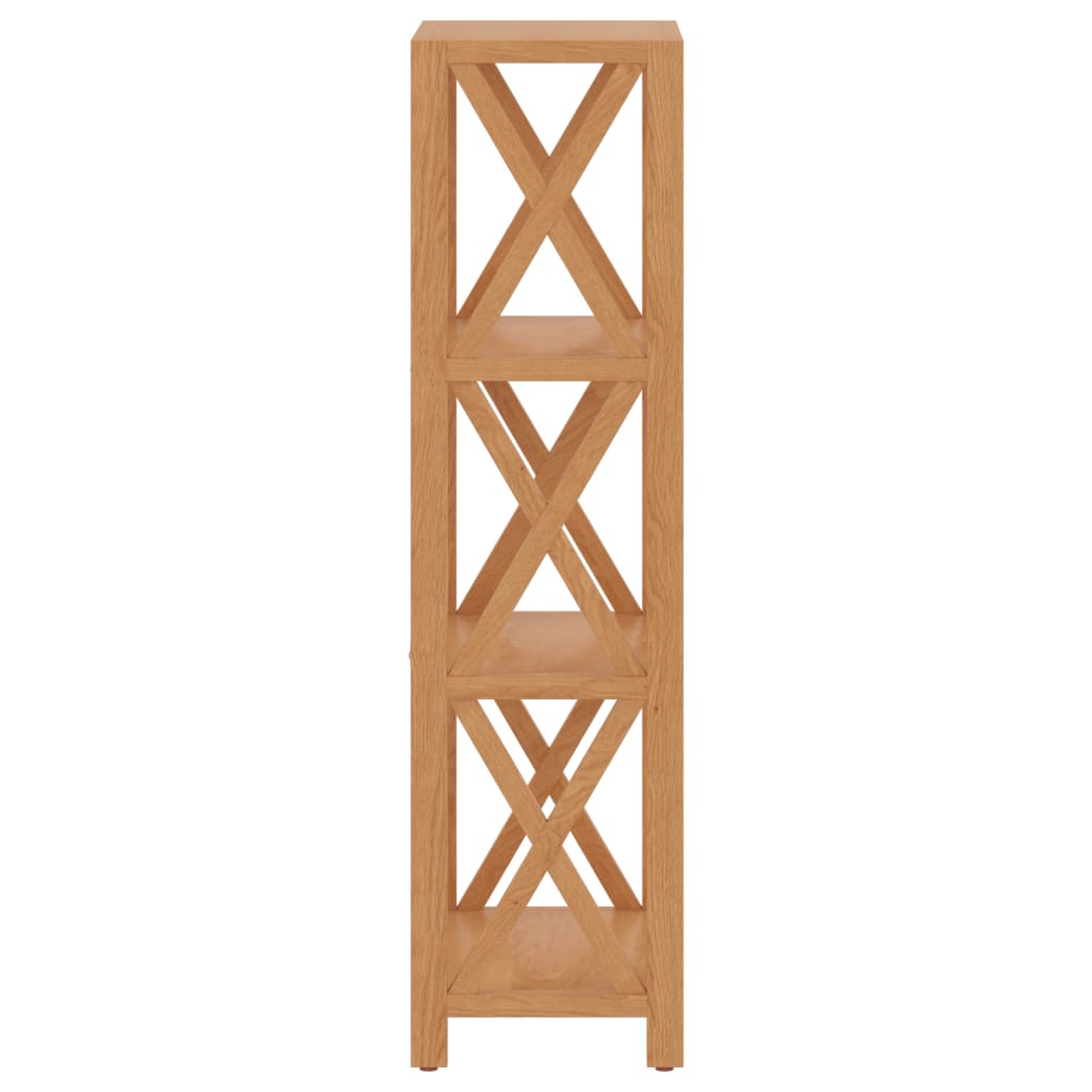 Opbergrek 4-Laags 40X30X Massief Eikenhout 40 cm
