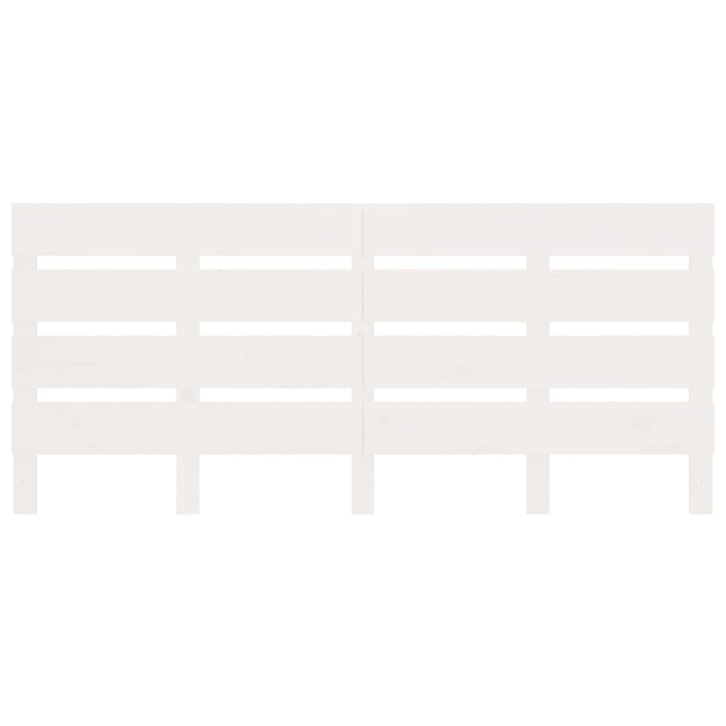 Bedframe massief grenenhout wit 120x190 cm 4FT Small Double 120 x 190 cm Wit