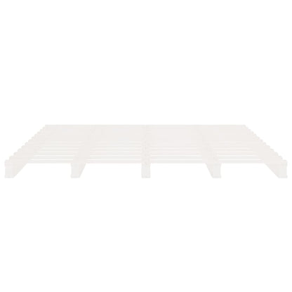 Bedframe massief grenenhout wit 120x190 cm 4FT Small Double 120 x 190 cm Wit