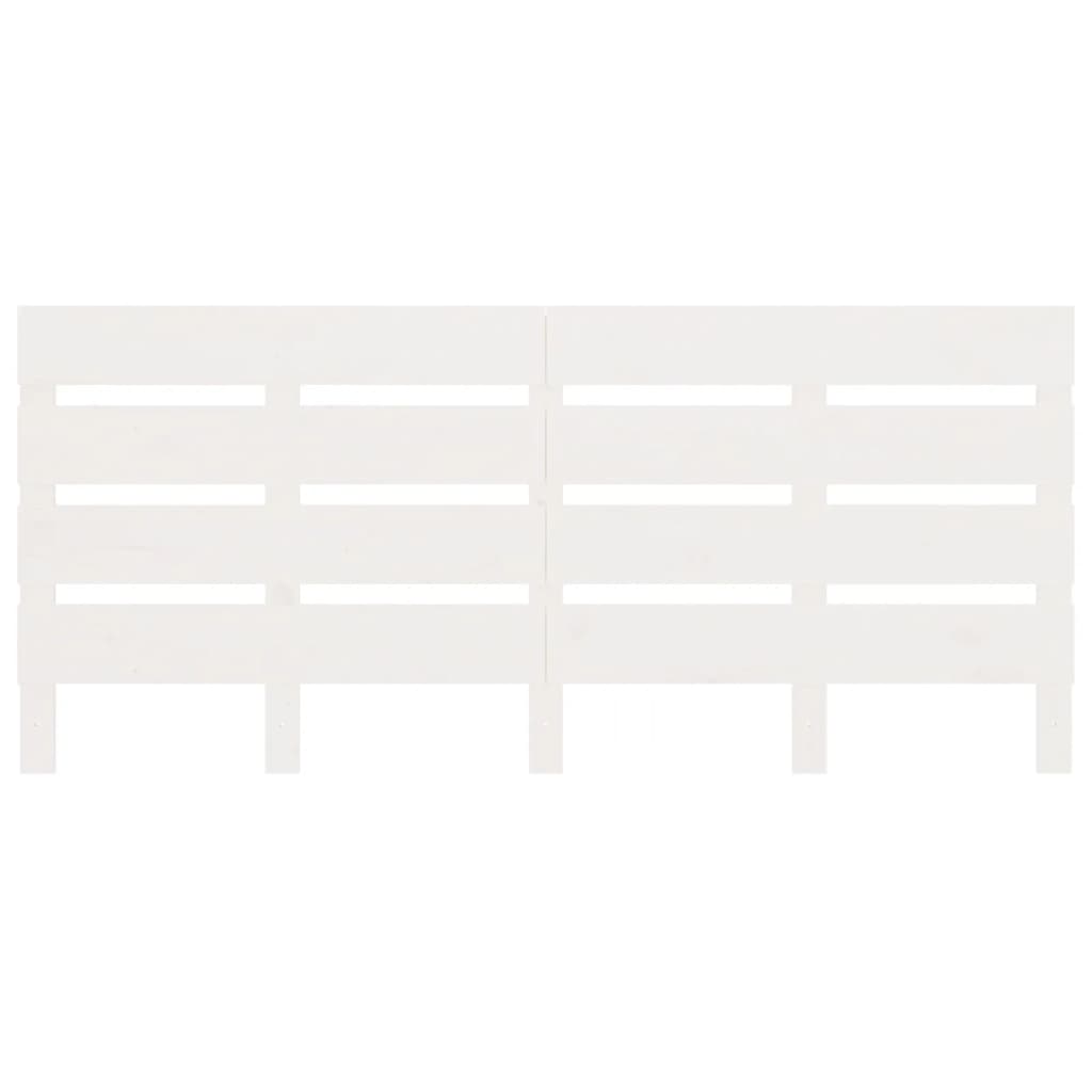 Bedframe Massief Grenenhout 140 x 190 cm Wit