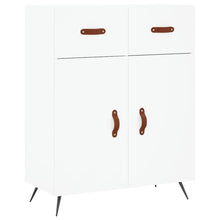 Dressoir 69,5X34X90 Cm Bewerkt Hout Wit