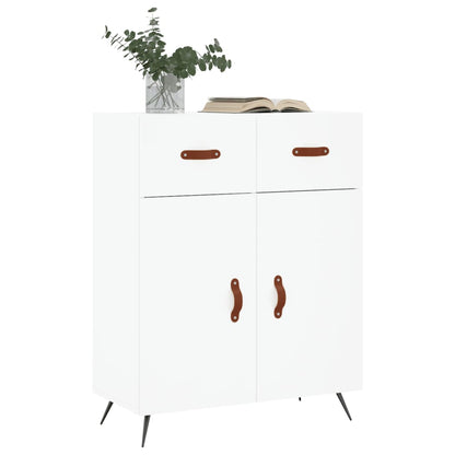 Dressoir 69,5X34X90 Cm Bewerkt Hout Wit