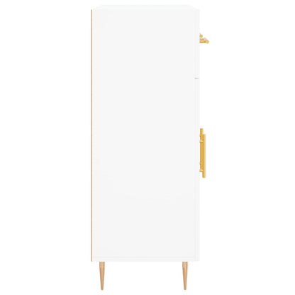 Dressoir 69,5X34X90 Cm Bewerkt Hout Wit