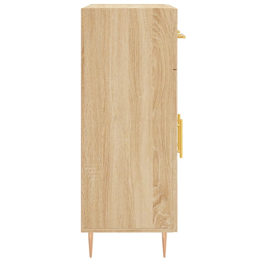 Dressoir 69,5X34X90 Cm Bewerkt Hout Sonoma Eikenkleurig