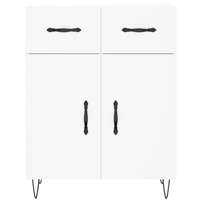 Dressoir 69,5X34X90 Cm Bewerkt Hout Wit