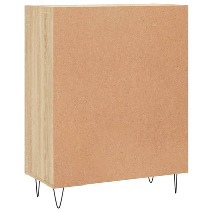 Dressoir 69,5X34X90 Cm Bewerkt Hout Kleurig Sonoma eiken