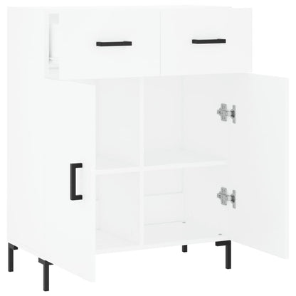 Dressoir 69,5X34X90 Cm Bewerkt Hout Wit