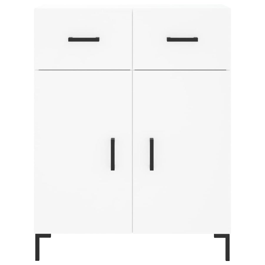 Dressoir 69,5X34X90 Cm Bewerkt Hout Wit