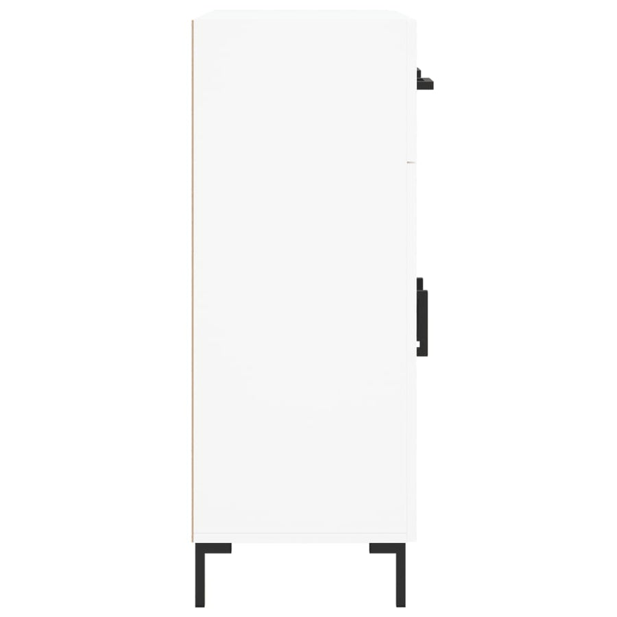 Dressoir 69,5X34X90 Cm Bewerkt Hout Wit
