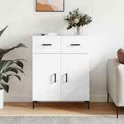 Sideboard 69.5x34x90 cm distressed white wood