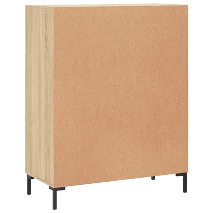 Dressoir 69,5X34X90 Cm Bewerkt Hout Kleurig Sonoma eiken