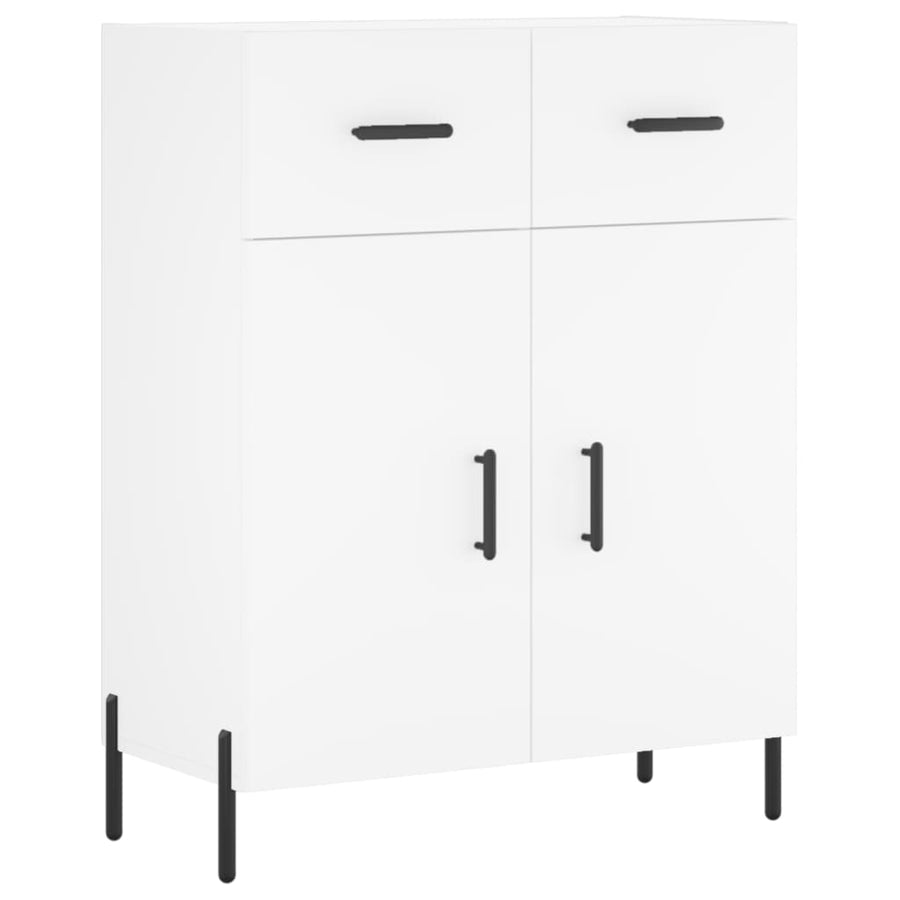 Dressoir 69,5X34X90 Cm Bewerkt Hout Wit