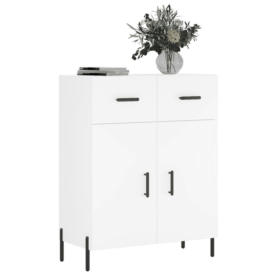 Dressoir 69,5X34X90 Cm Bewerkt Hout Wit