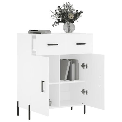 Dressoir 69,5X34X90 Cm Bewerkt Hout Wit
