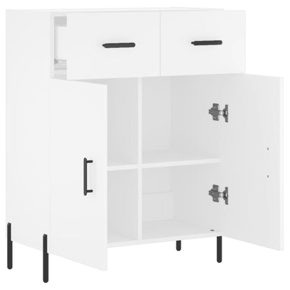 Dressoir 69,5X34X90 Cm Bewerkt Hout Wit
