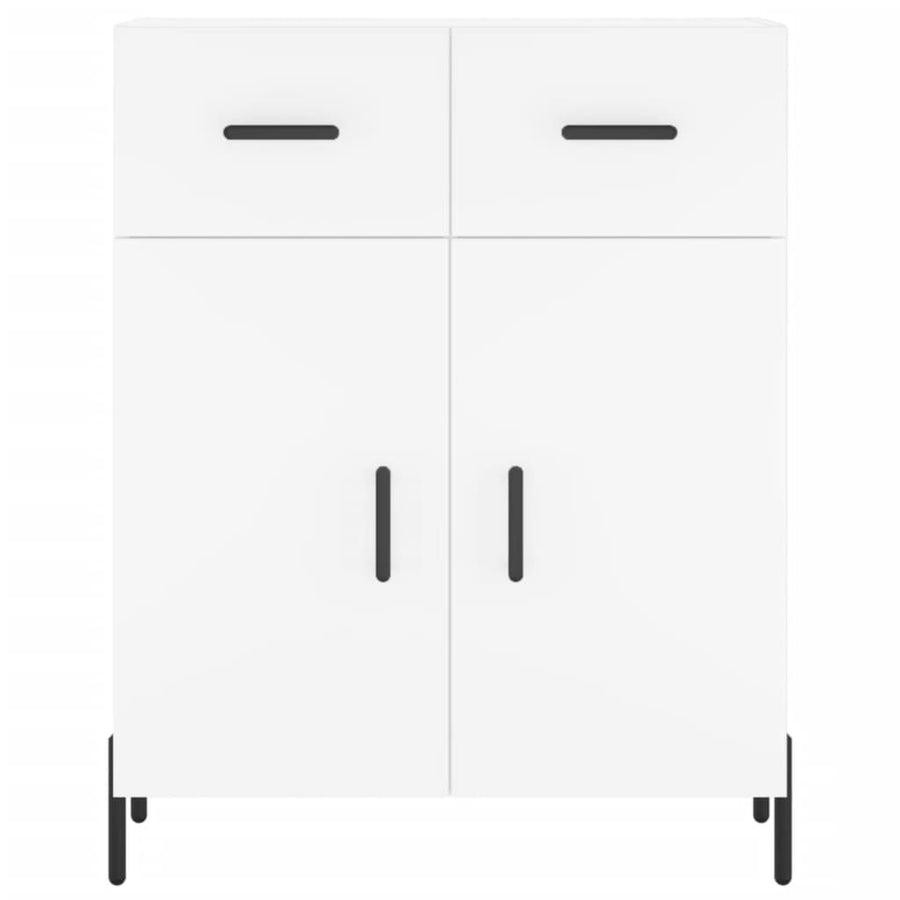 Dressoir 69,5X34X90 Cm Bewerkt Hout Wit
